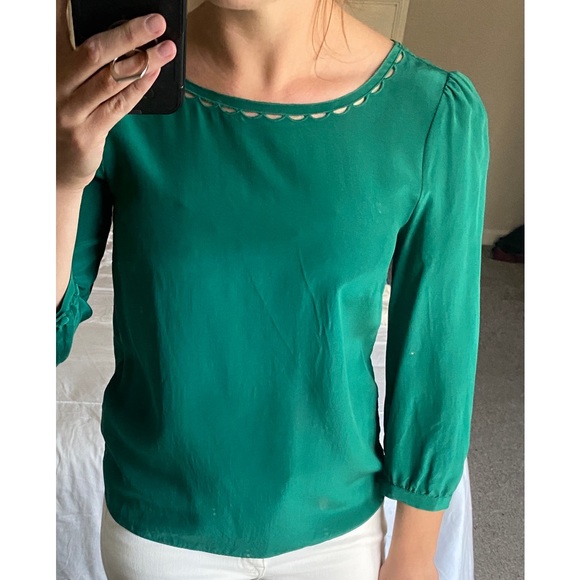 J. Crew Tops - J. Crew 100% Silk Blouse, Size 4